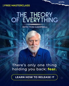 Banner showing Tom Campbell announcing the 6-Week Online Journey