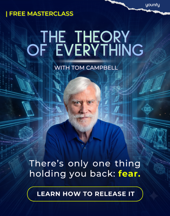 Banner showing Tom Campbell announcing the 6-Week Online Journey